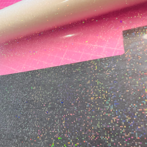 Laminado térmico holográfico pixeles
