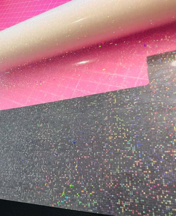 Laminado térmico holográfico pixeles