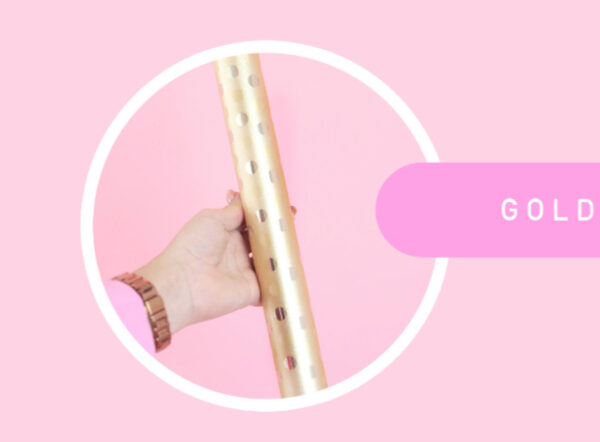 Vinil adhesivo Gold Dots