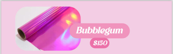 Foil tóner Bubblegum