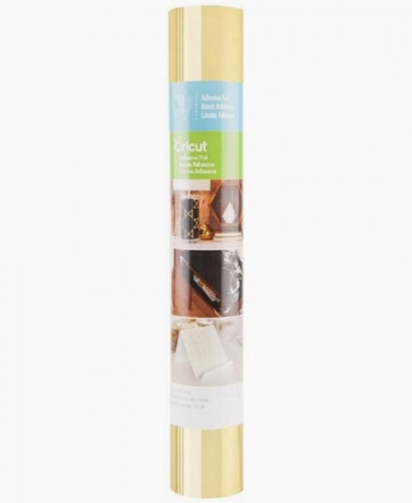 Lámina foil adhesivo oro cricut 12 x 48¨